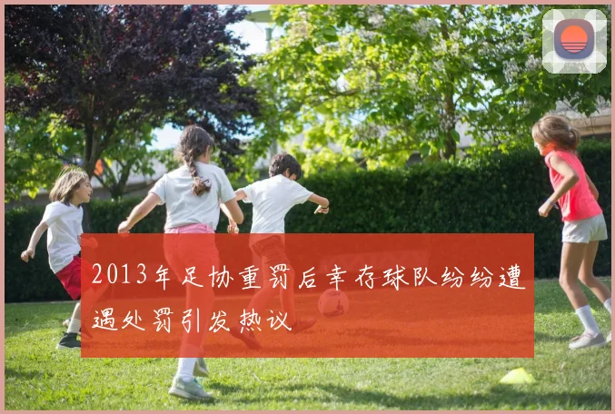2013年足协重罚后幸存球队纷纷遭遇处罚引发热议